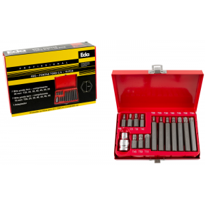 KIT FERRAMENTAS MALETA PONTA TORX C.V COM 15 PÇS  EDA 8SQ
