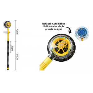ESCOVA DE LAVAGEM ROTATIVA PARA CARRO BOM-7375