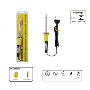 FERRO DE SOLDA 60 WATS 127V BOM-9515