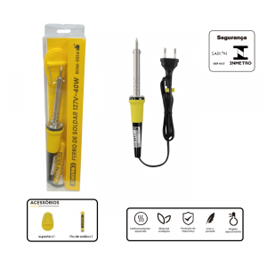 FERRO DE SOLDA 40 WATS 127V BOM-9514
