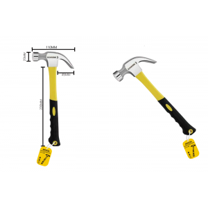 MARTELO UNHA CABO DE PLASTICO EMBORRACHADO 270-G BOM-1001