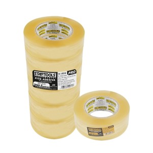 FITA TRANSPARENTE 45MM X 200M PACOTE COM 6 UNIDADES STARTOOLS AR0168