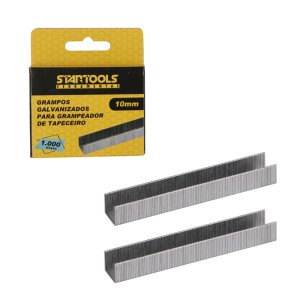 GRAMPO P/ GRAMPEADOR TAPECEIRO C/ 1000 PCS 11.3 X 0.7 X 6MM STARTOOLS AR0519