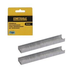 GRAMPO P/ GRAMPEADOR TAPECEIRO C/ 1000 PCS 11.3 X 0.7 X 10MM STARTOOLS AR0521