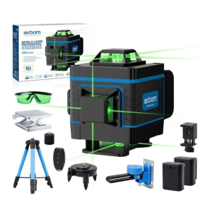 NIVEL A LASER 3D COM 16 LINHAS COM TRIPE EXBOM NL1622