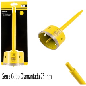 SERRA COPO DIAMANTADA 75 MM EDA 0TN