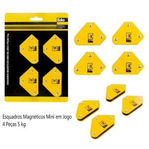 ESQUADRO MAGNETICO MINI COM 4 PCS 2