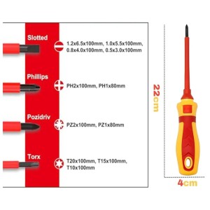CONJUNTO COM CHAVE  ISOLADA 14 EM 1  1000V CKV5013