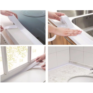 FITA ACRILICA IMPERMEAVEL E ANTIFUNGO 3,8CM X 320CM BOM-1341