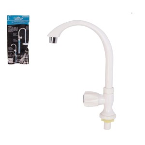 TORNEIRA DE PVC BRANCA  PARA COZINHA DE MESA STARTOOLS AR0783