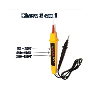CHAVE TESTE  VOLTAGEM 127-240V STARTOOLS AR0233