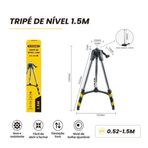 TRIPE PARA NIVEL A LASER 1,5 M BOM-6805