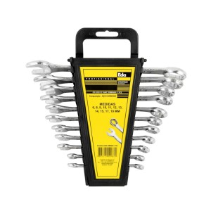 JOGO CHAVE DE BOCA COMBINADA C/11 PÇS 6,8,9,10,11,12,13,14, 15,17,19 MM 8TN