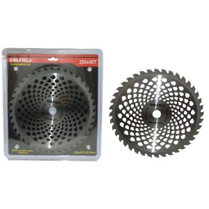 DISCO DE SERRA PARA  ROÇADEIRA 255 X 40T X 25,4MM GOLFIELD 406196