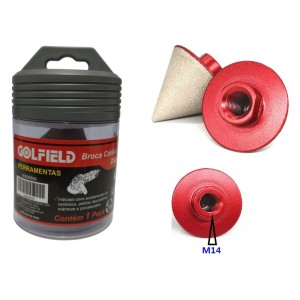 BROCA CONICA CHANFRADA DIAMANTADA 38MM GOLFIELD 606855