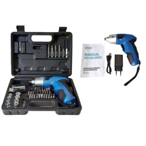 CHAVE DE FENDA ELETRICA RECARREGAVEL 49 PCS 5V 180RPM  PFU49A