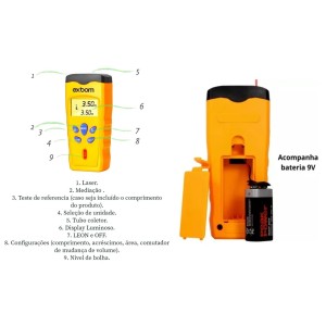 TRENA  DIGITAL A LASER 18 METROS TEM-D15