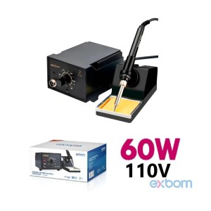 ESTAÇÃO DE FERRO DE SOLDA PROFISSIONAL 127V 60W PRO-FX960B