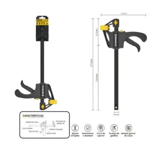 GRAMPO  SARGENTO APERTO RAPIDO  8