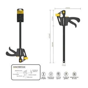 GRAMPO  SARGENTO APERTO RAPIDO  10