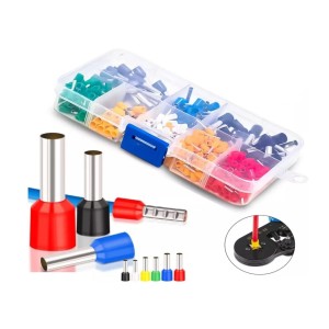 KIT MALETA COM TERMINAL TUBOLAR ILHOS 400 PCS 0,25 A 6,0MM TU8N400 EXBOM