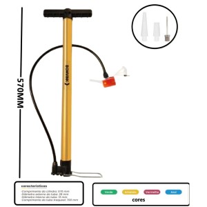 BOMBA DE AR  MANUAL 57 CM BOM-8809