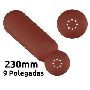 DISCO DE LIXA COM VELCRO GRAO 150  C/10 PCS 9