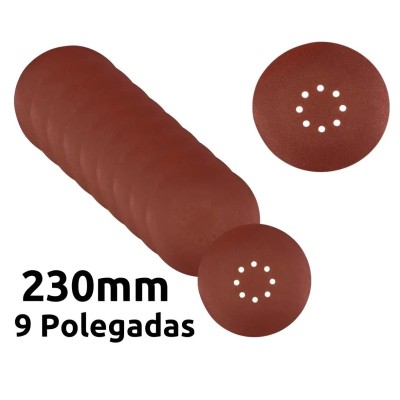 DISCO DE LIXA COM VELCRO GRAO 320  C/10 PCS 9