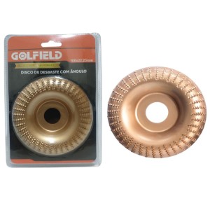DISCO DE DESBASTE P/ MADEIRA COM ANGULO 100 X 22,23 MM GOLFIELD 00404410