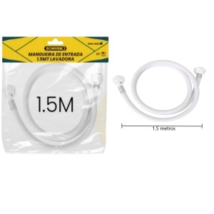 MANGUEIRA DE ENTRADA PARA MAQUINA DE LAVAR 1.5 METROS BOM-2202