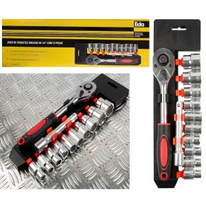 KIT FERRAMENTAS SOQUETES ENCAIXE DE 1/2