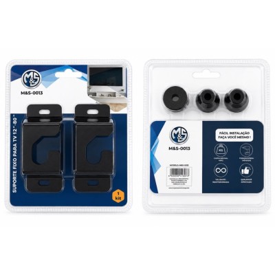 SUPORTE UNIVERSAL FIXO  P/ TV E MONITORES DE  12