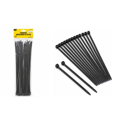ABRAÇADEIRA DE NAYLON 4,8X350MM ENFORCA GATO  C/ 100 PCS  NAVY 10904